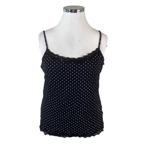 Unisex Lindex - Tricot tank top, size 44 - Black (1)