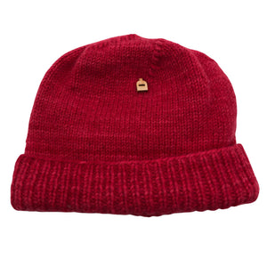 Unisex Myssyfarmi - Winter beanie, size 52 - 54 cm - Red (1)
