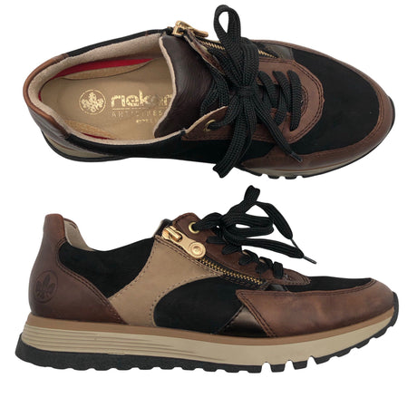 Unisex Rieker - Casual sneakers, size 40 - Black ()
