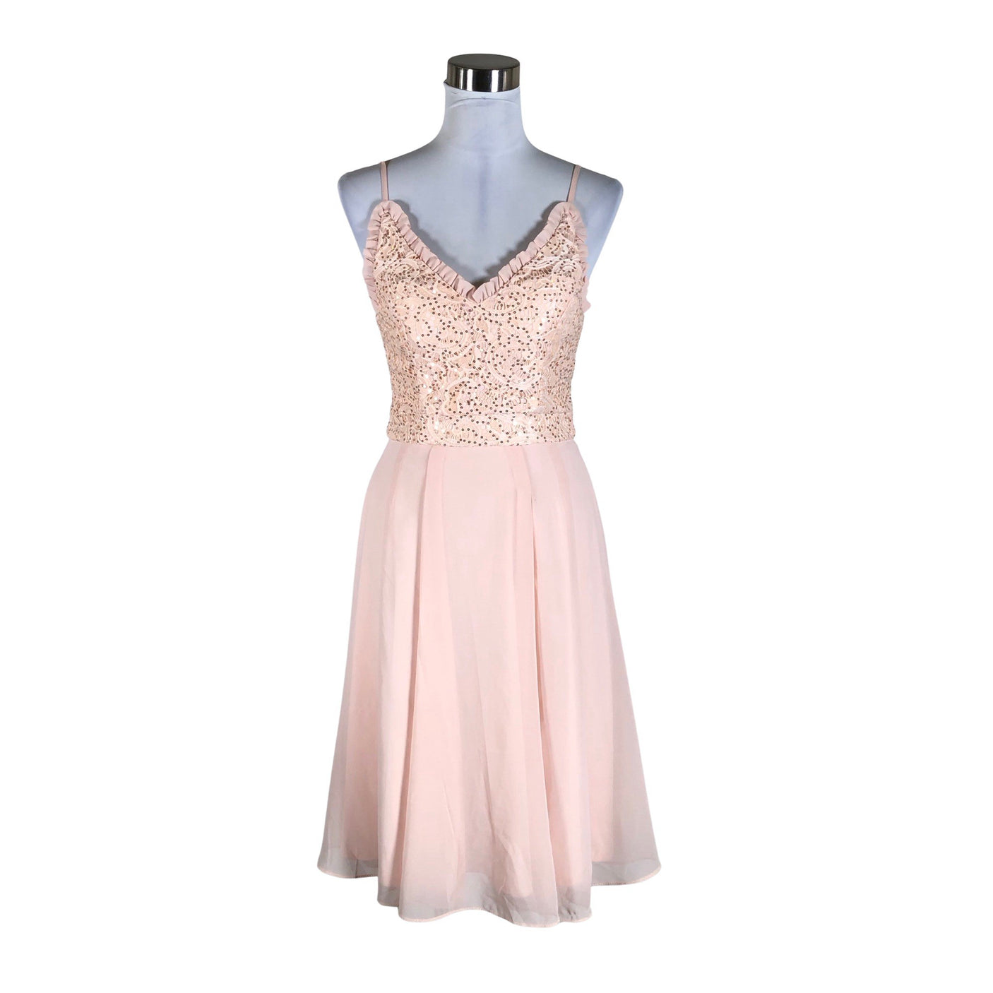 Unisex Skirt&Stiletto - Party dress, size 34 - Light pink (1)