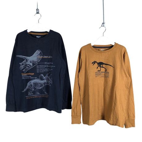 Unisex Next - Tricot shirt, size 140 - 146 - Brown ()