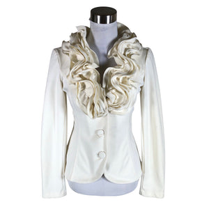 Unisex Rinascimento - Sweat jacket, size 38 - Natural white (1)