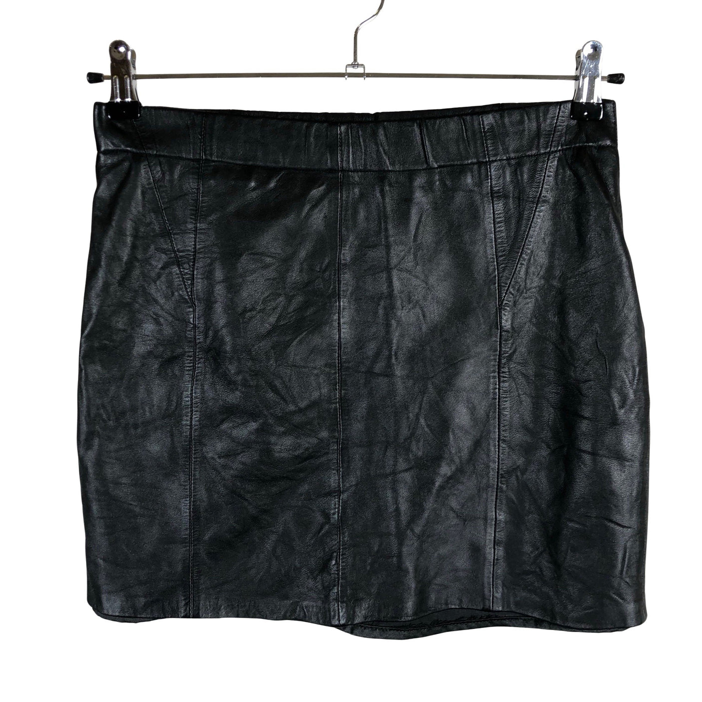 Unisex Gestuz - Leather skirt, size 38 - Black (2)
