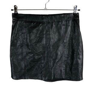 Unisex Gestuz - Leather skirt, size 38 - Black (2)