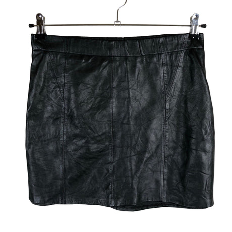 Unisex Gestuz - Leather skirt, size 38 - Black (2)