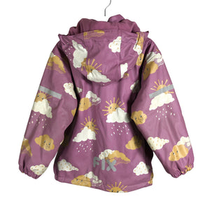 Unisex FIX by Lindex - Rain jacket, size 116 - 122 - Violet (2)