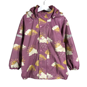 Unisex FIX by Lindex - Rain jacket, size 116 - 122 - Violet (1)