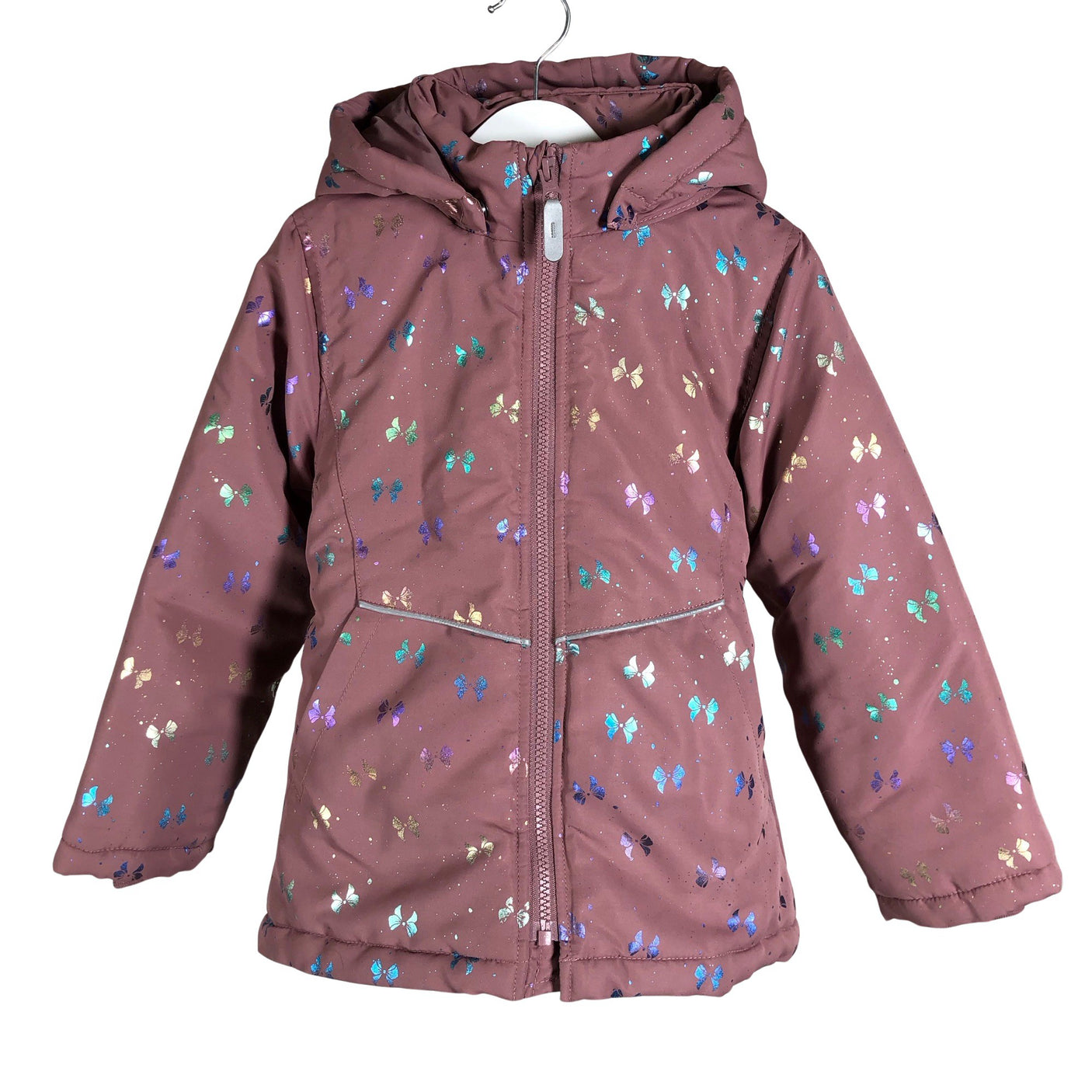 Unisex Name It - Winter jacket, size 110 - 116 - Pink (1)