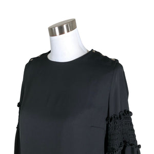 Unisex Sportmax - Schiffon dress, size 36 - Black (3)