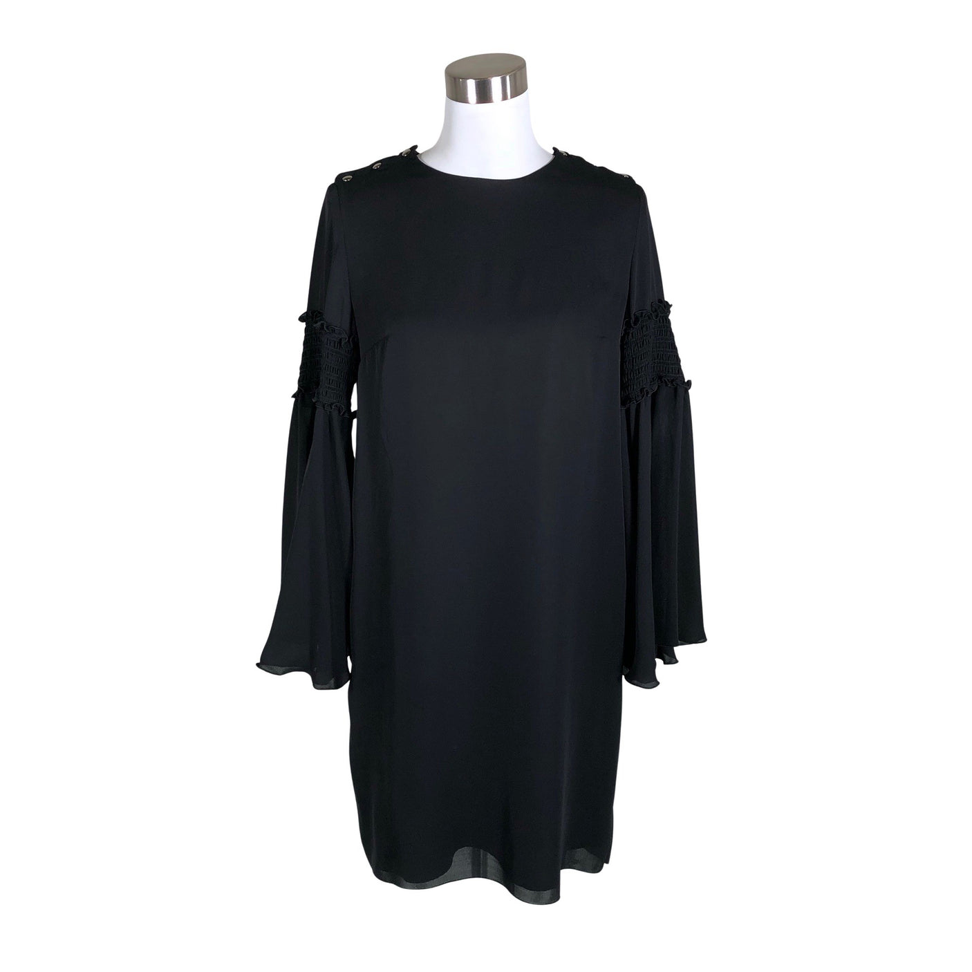 Unisex Sportmax - Schiffon dress, size 36 - Black (1)