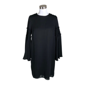 Unisex Sportmax - Schiffon dress, size 36 - Black (1)