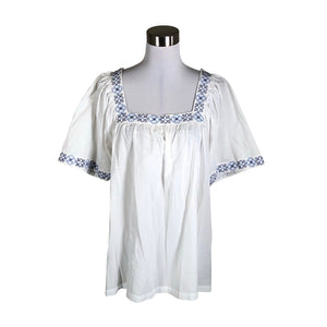 Unisex Lexington - Short-sleeved blouse, size 38 - White (1)