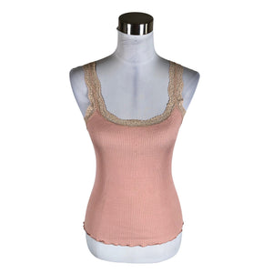 Unisex Rosemunde - Tricot tank top, size 36 - Light pink (1)