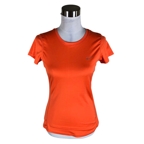 Unisex Nike - Sports shirt, short sleeve, size 34 - Orange ()