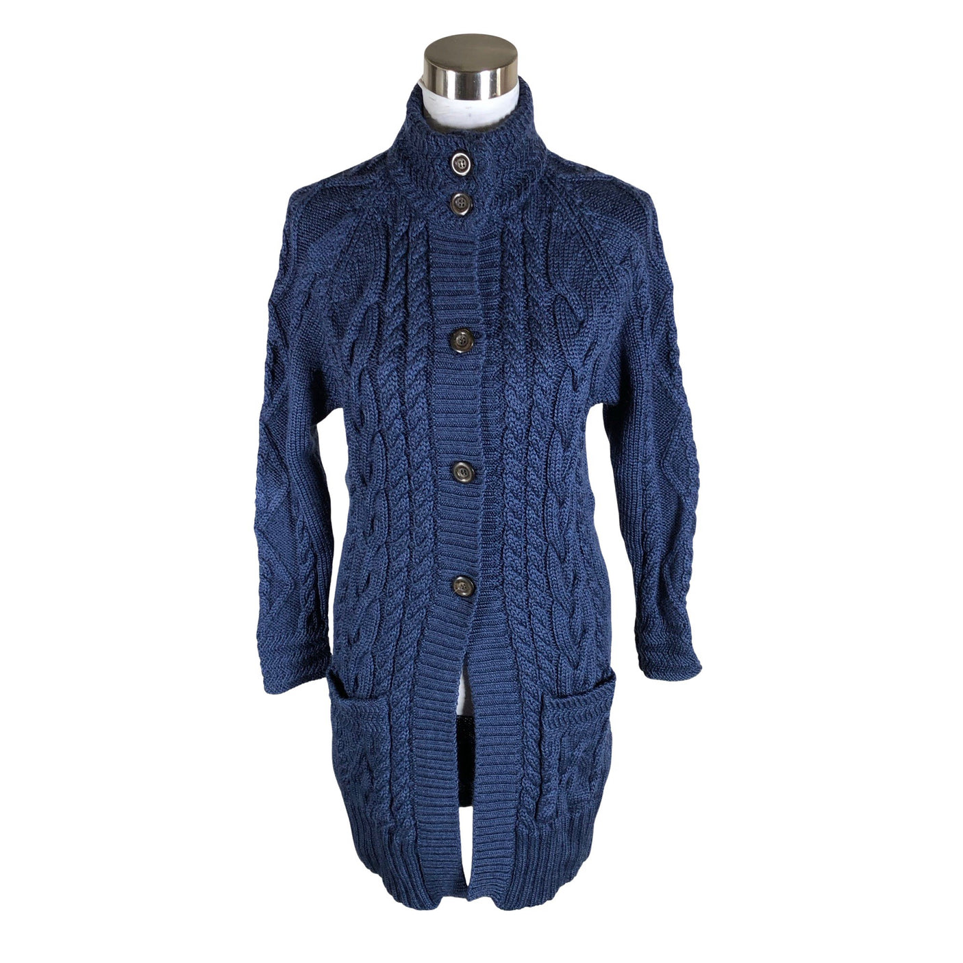 Unisex Woolovers - Cardigan, size 38 - Black (1)