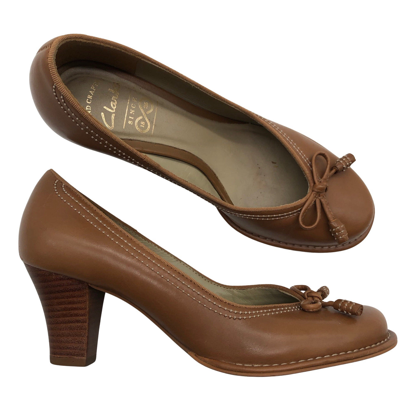 Unisex Clarks - High heels, size 37 - Brown (1)