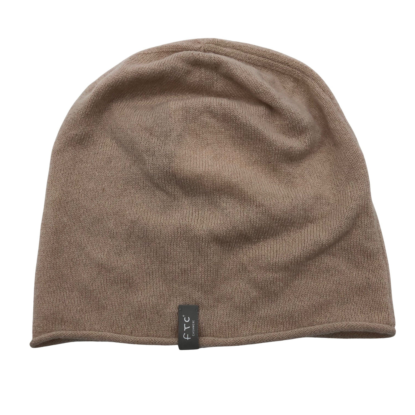 Unisex FTC Cashmere - Lightweight beanie, size 52 - 54 cm - Beige (1)