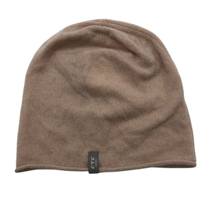 Unisex FTC Cashmere - Lightweight beanie, size 52 - 54 cm - Beige (1)