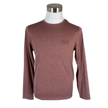 Unisex Patagonia - Sports shirt, long sleeve, size S - Brown ()