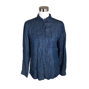 Unisex Lindex - Denim shirt, size 38 - Blue (1)