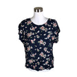 Unisex Lindex - Short-sleeved blouse, size 40 - Blue ()