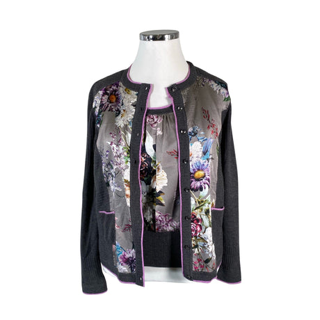Unisex Basler - Cardigan, size 42 - Gray ()