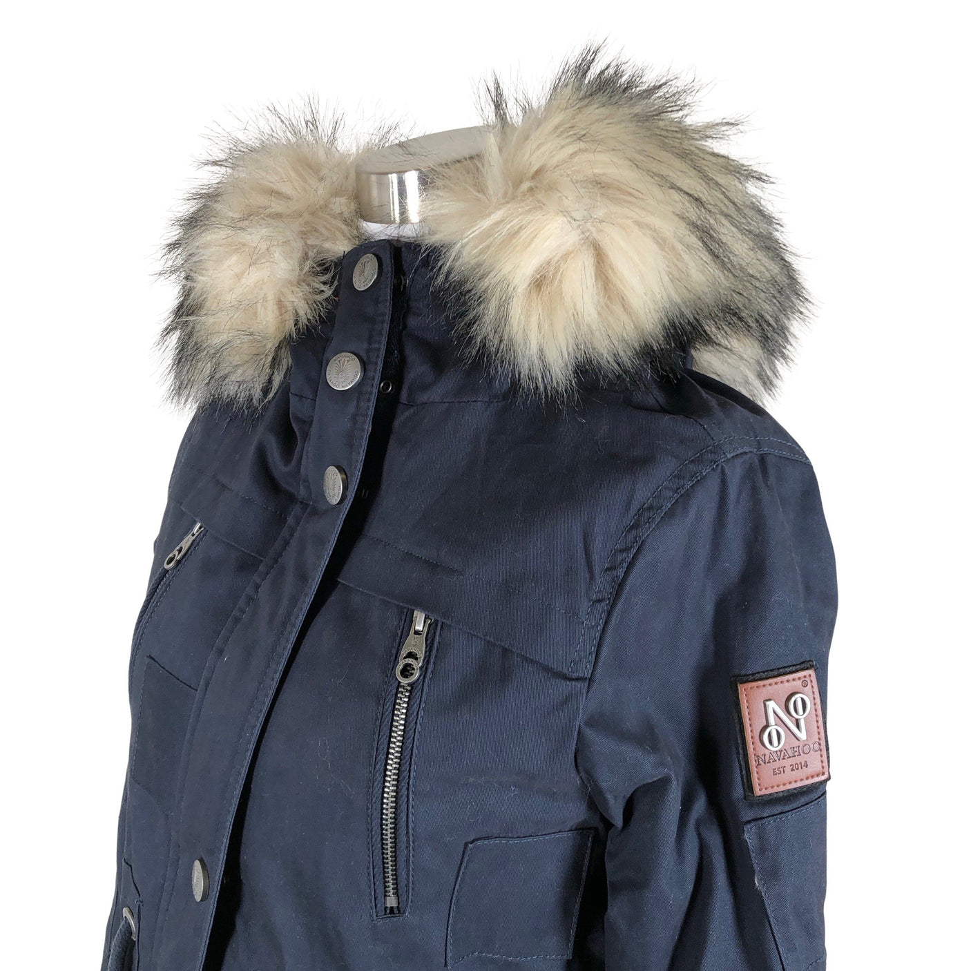 Unisex Navahoo - Winter jacket, size 38 - Blue (3)