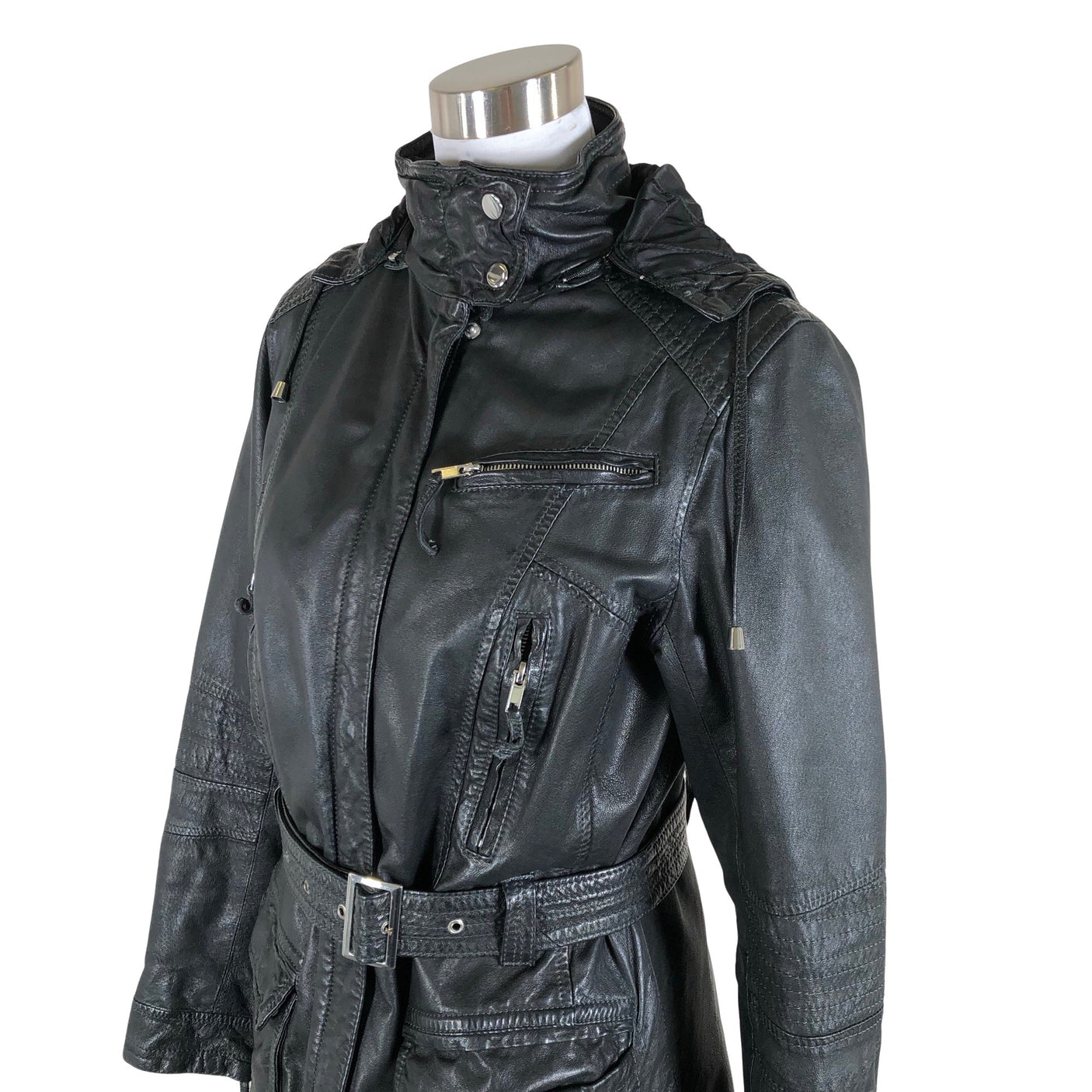 Unisex Jofama - Leather jacket, size 38 - Black (3)