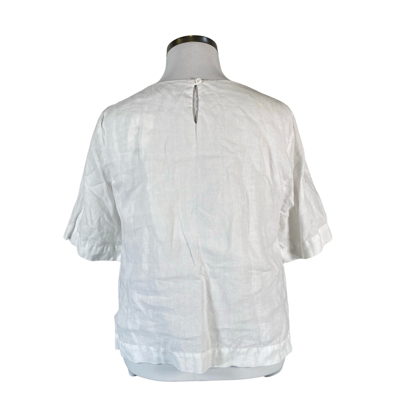 Unisex Nanso - Short-sleeved blouse, size 44 - White (2)