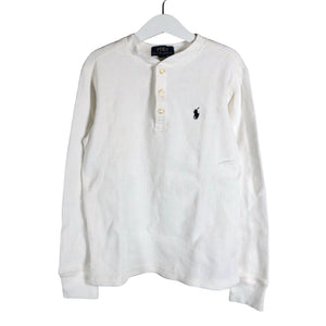 Unisex Polo Ralph Lauren - Tricot shirt, size 122 - 128 - White (1)