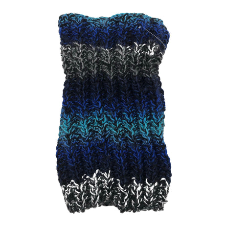 Unisex Handmade - Circle scarf, size Mini - Blue ()