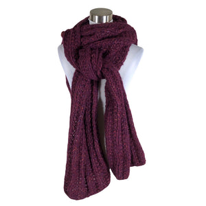 Unisex Handmade - Scarf, size Maxi - Wine red (1)