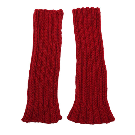 Unisex Handmade - Leg warmers, size 40 - Red ()