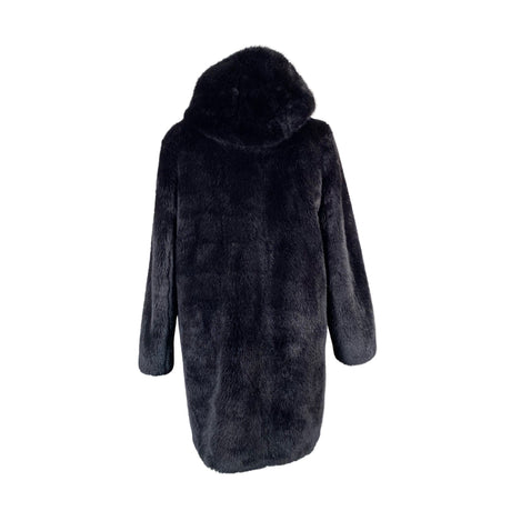 Unisex Saki - Faux fur coat, size 42 - Black (2)