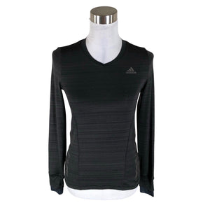 Unisex Adidas - Sports shirt, long sleeve, size 34 - Black (1)
