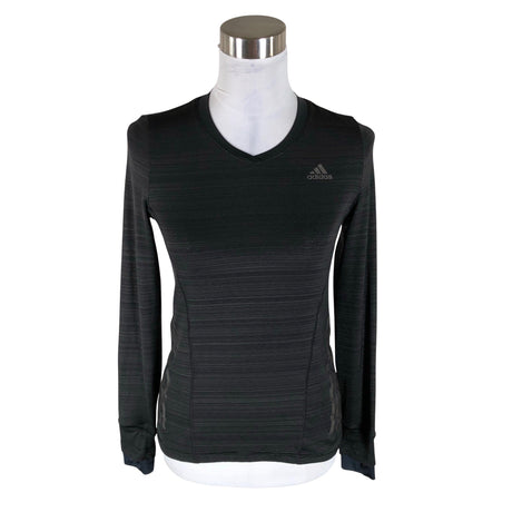 Unisex Adidas - Sports shirt, long sleeve, size 34 - Black ()