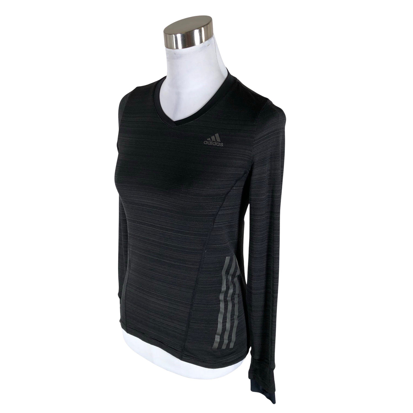 Unisex Adidas - Sports shirt, long sleeve, size 34 - Black (2)
