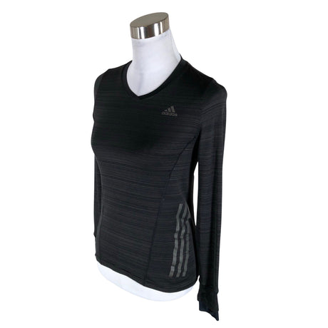 Unisex Adidas - Sports shirt, long sleeve, size 34 - Black (2)