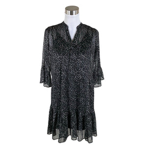 Unisex Neo Noir - Schiffon dress, size 34 - Black (1)