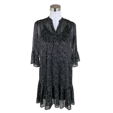 Unisex Neo Noir - Schiffon dress, size 34 - Black ()