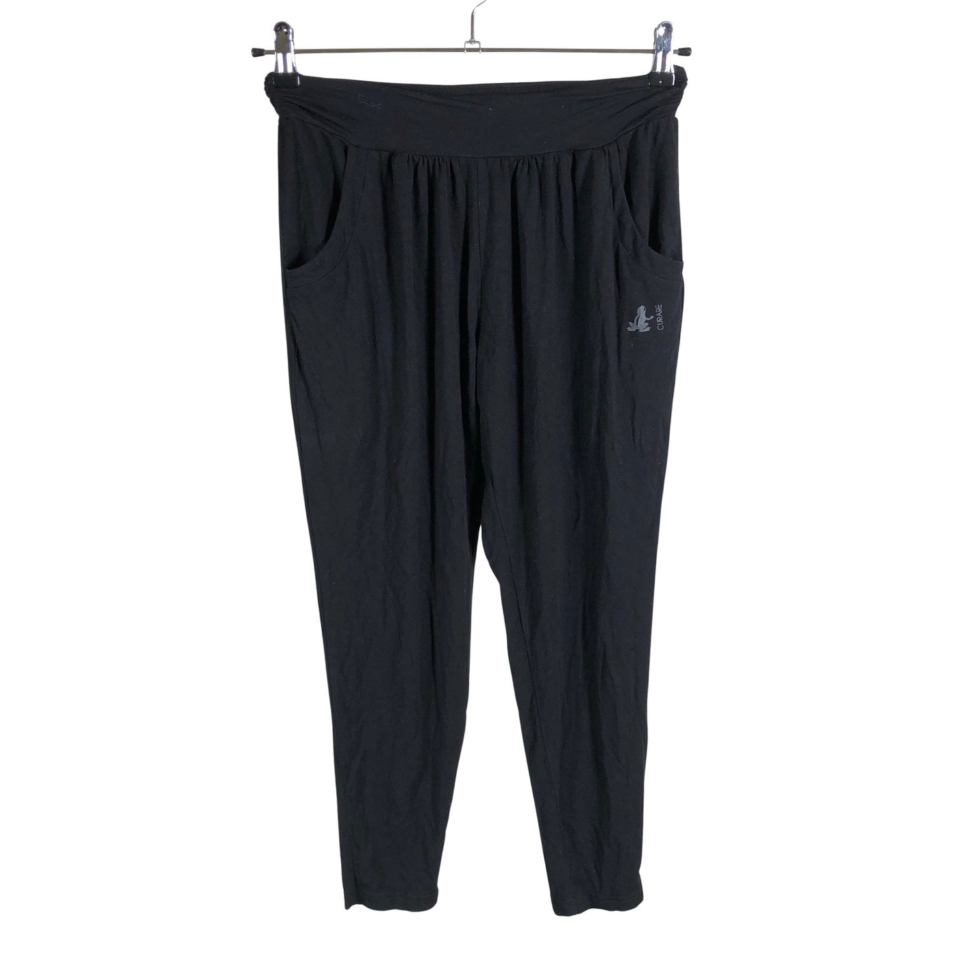 Unisex Curare - Sports capri pants, size 36 - Black (1)