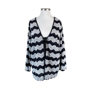 Unisex Zizzi - Cardigan, size 50 - Black (1)