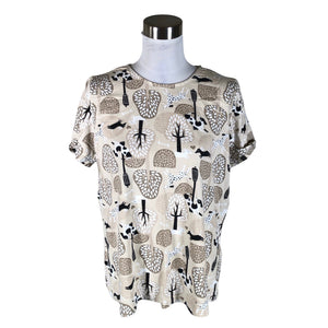 Unisex Nanso - T-shirt, size 40 - Beige (1)