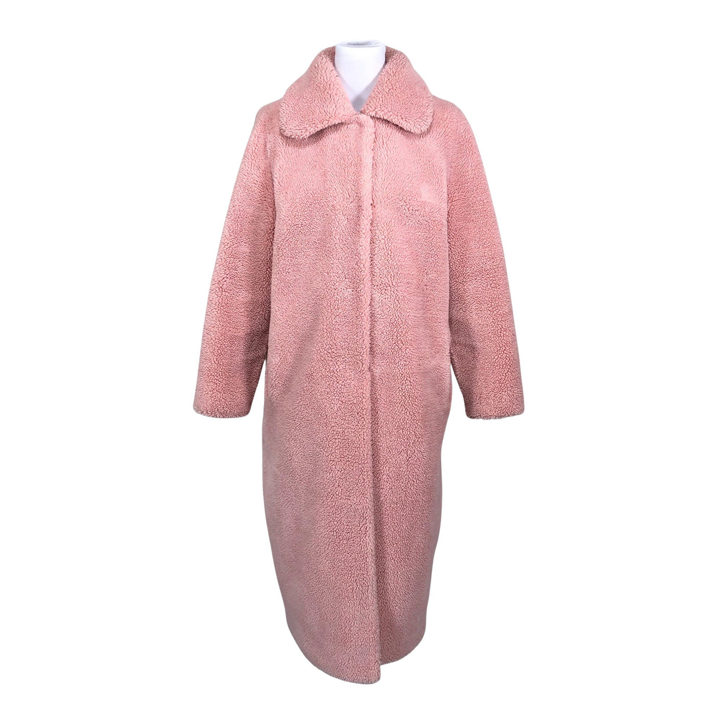 Unisex Stand Studio - Faux fur coat, size 36 - Light pink (1)