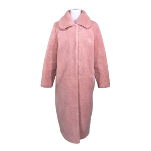 Unisex Stand Studio - Faux fur coat, size 36 - Light pink (1)