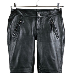 Unisex Gestuz - Leather pants, size 36 - Black (3)