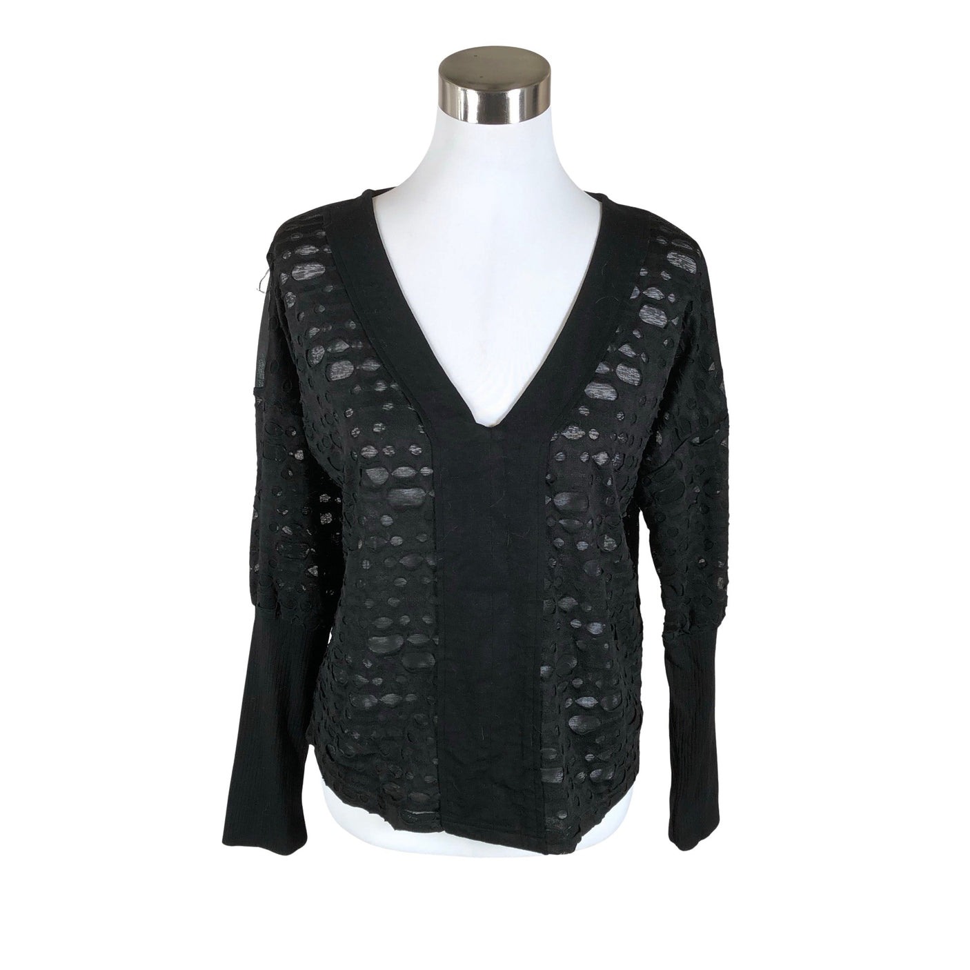Unisex Nü - Blouse, size 40 - Black (1)