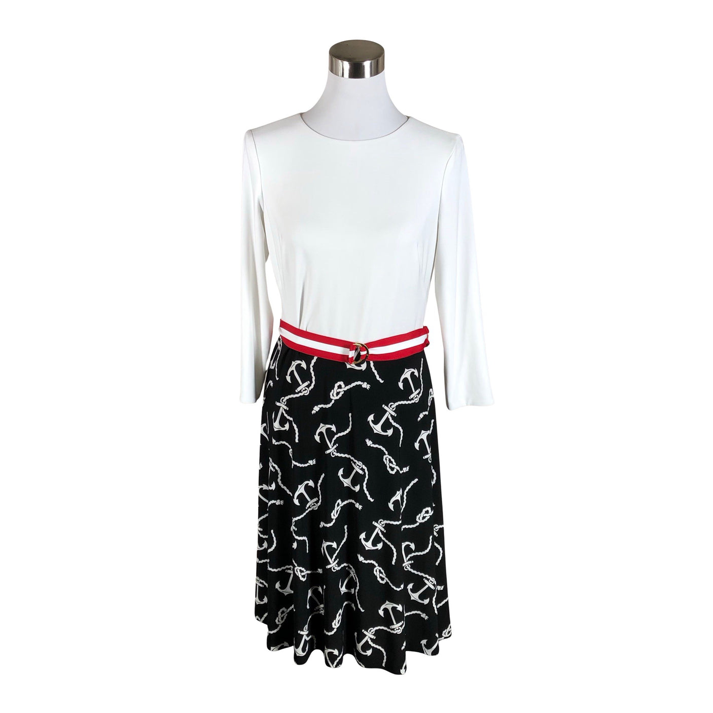 Unisex Lauren Ralph Lauren - Tricot dress, size 36 - White (1)