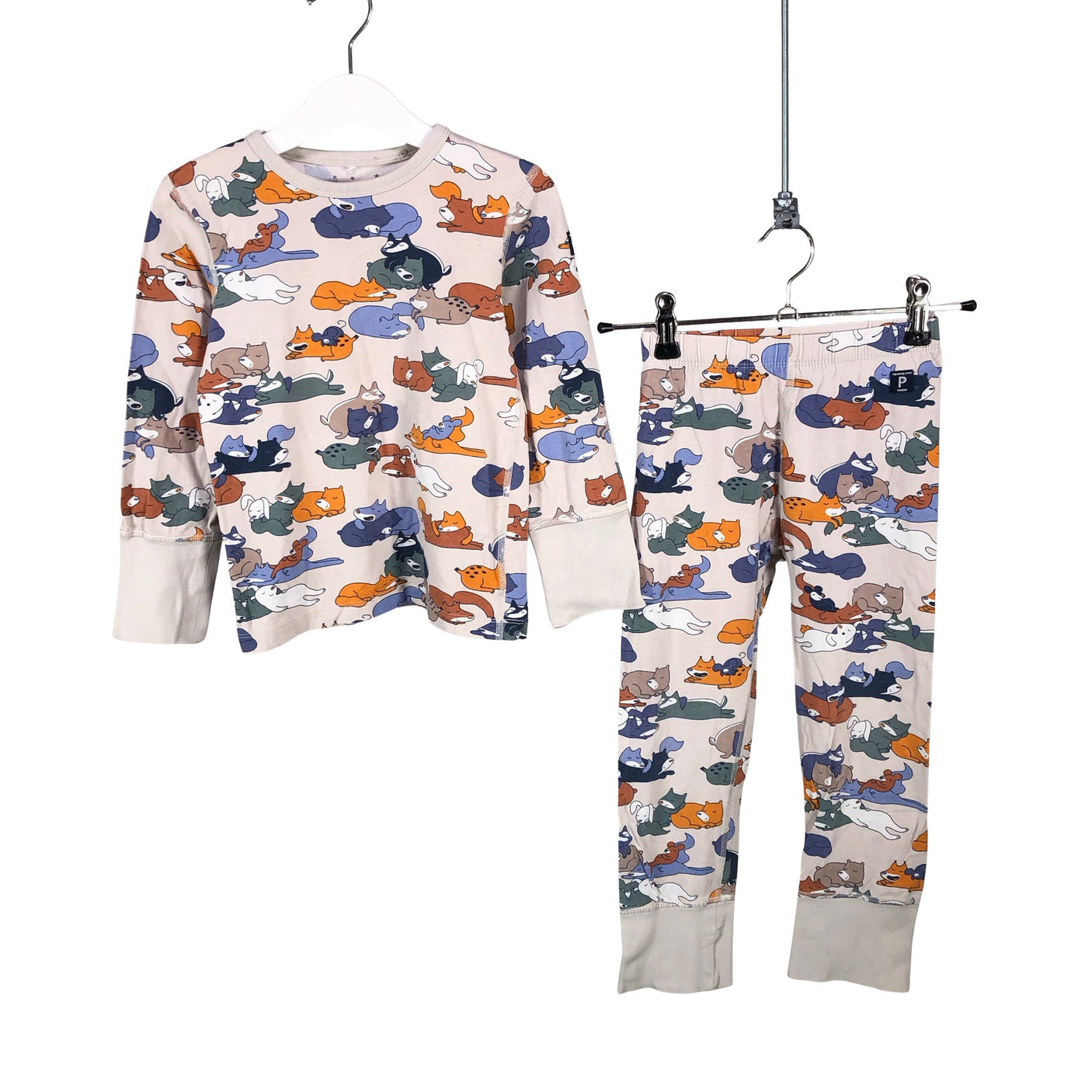 Unisex Polarn O. Pyret - Nightwear, size 98 - 104 - Beige (1)