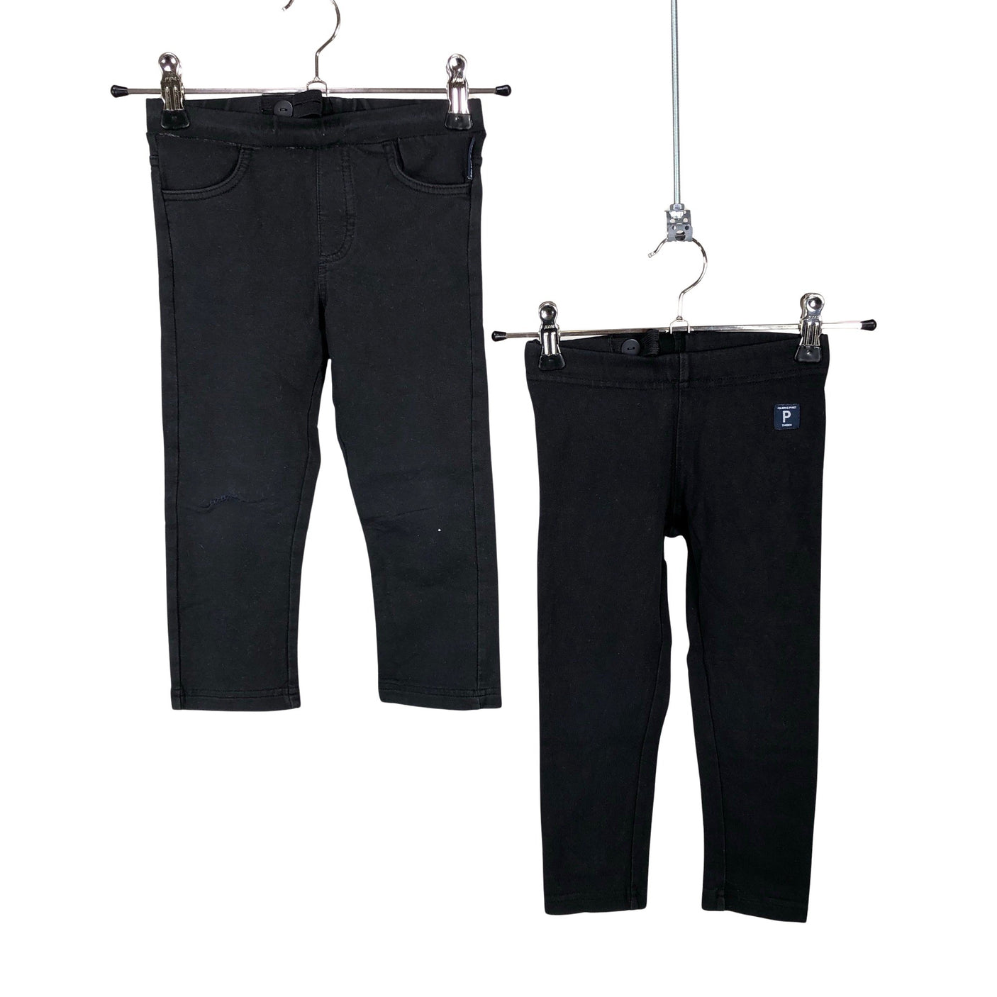 Unisex Polarn O. Pyret - Leggings, size 92 - 98 - Black (1)